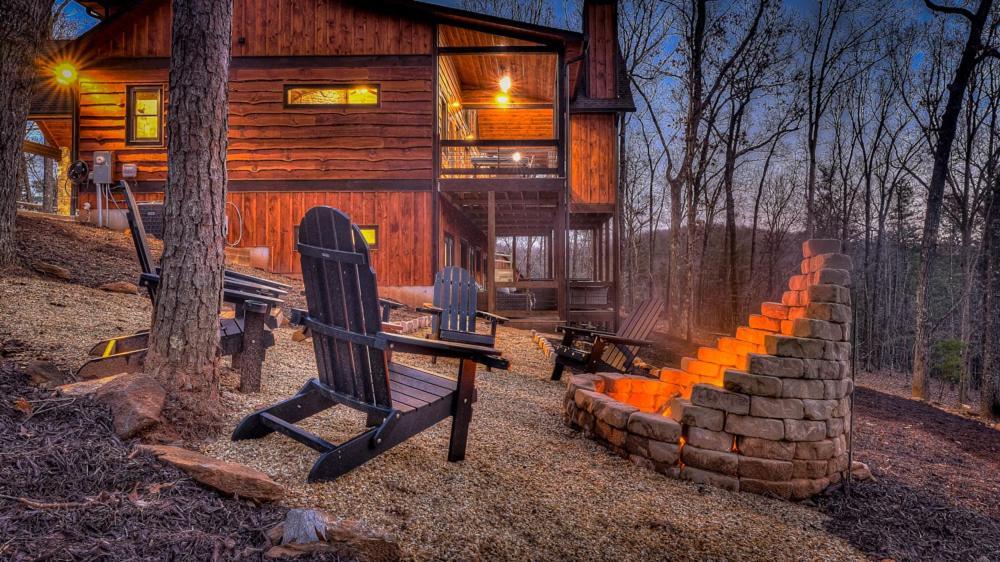 Вилла Luxe Mountain Retreat Блу-Ридж Экстерьер фото