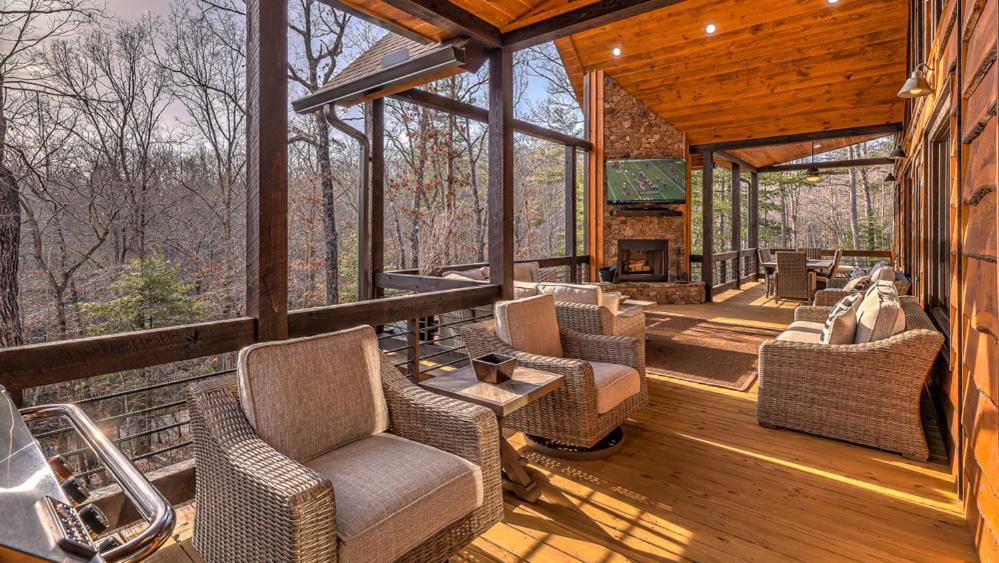 Вилла Luxe Mountain Retreat Блу-Ридж Экстерьер фото